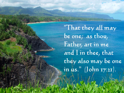 John 17:21, 23 with Kilauea Cliffs